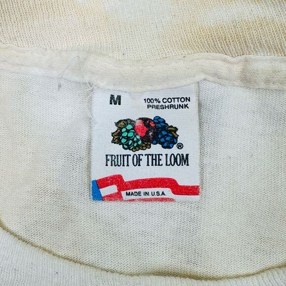 Vintage Fruit of the Loom 1988 Summer Games Korea Crew Neck Tee - Size Medium - Picture 6 of 11